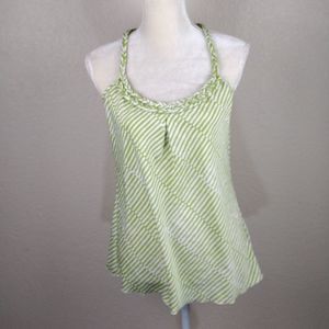 Banana Republic 🌟 4 For $15 Lime Green Braided Strap Tank Top